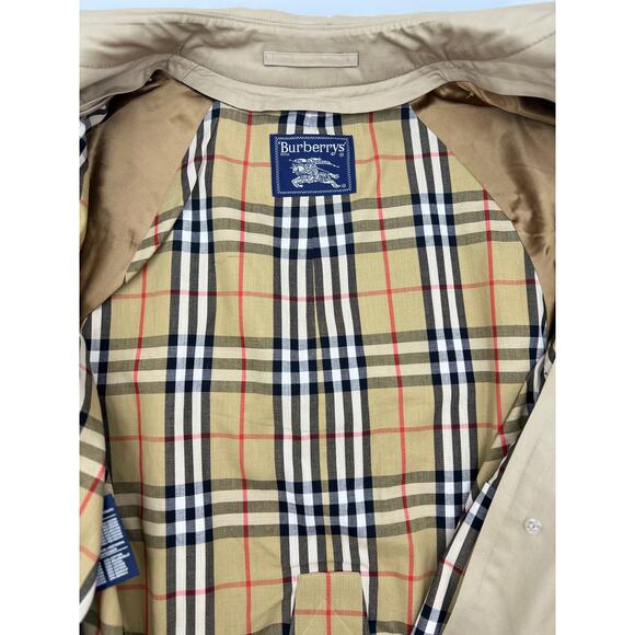 Burberry Beige Westminster Heritage Trench Coat Nova Check Removable No Liner - Picture 3 of 13